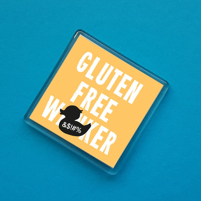 Gluten Free W*nker Fridge Magnet