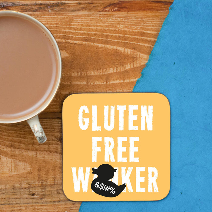 Gluten Free W*nker Coaster