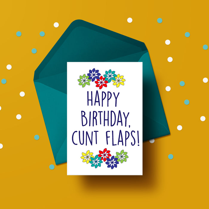 C*nt Flaps - Birthday Card