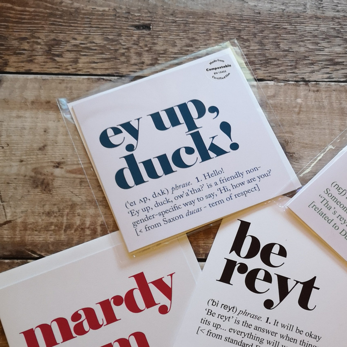 Eyup duck! Greetings Card