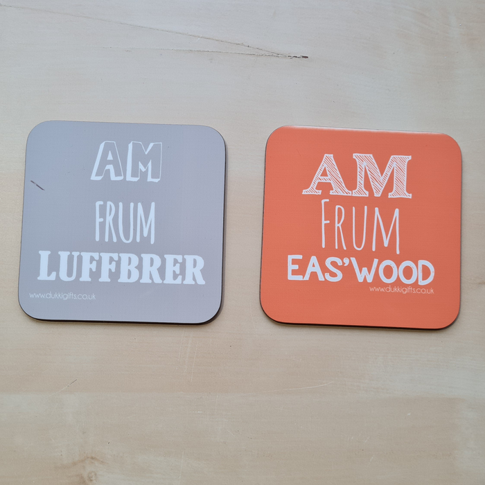 Mis-printed Place-name Coasters