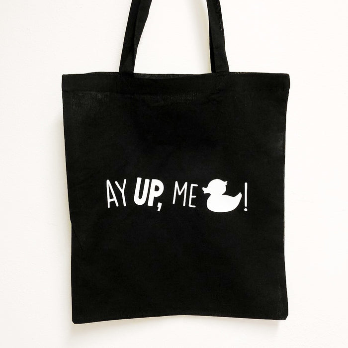 Ayup, me Duck! Single line Tote Bag