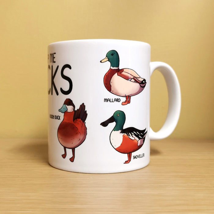 Ay Up Me Ducks Mug by Melissa Jan Art
