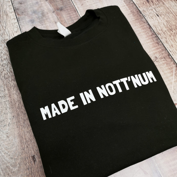 Made in Nott'num (Various place names) Sweatshirt