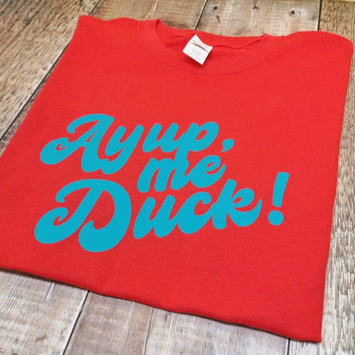 Ayup, me Duck! Bubble font T-shirt