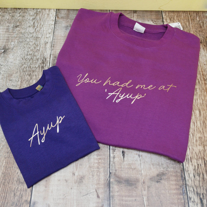 Ayup Gold Print Kids T-shirt