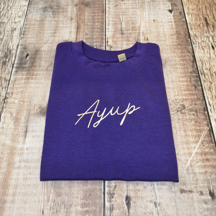 Ayup Gold Print Kids T-shirt