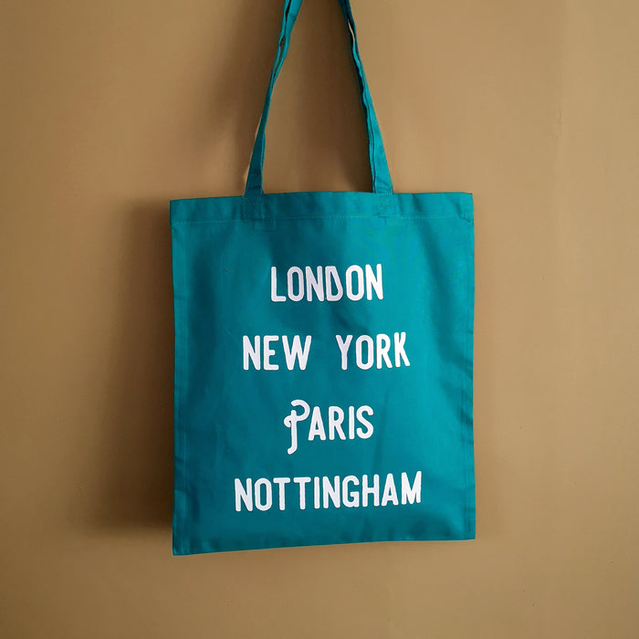 London, Paris, New York, (Placename) Tote Bag