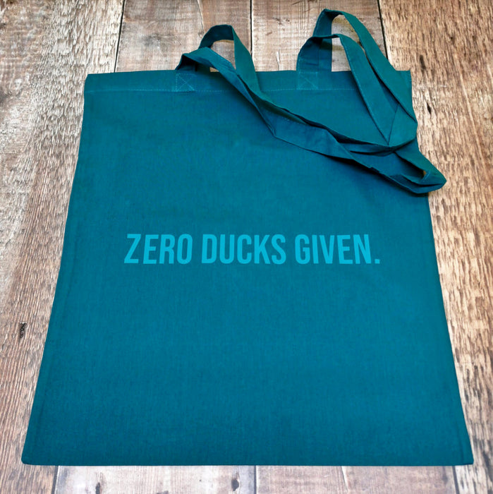 Zero Ducks Given - Cotton Tote Bag
