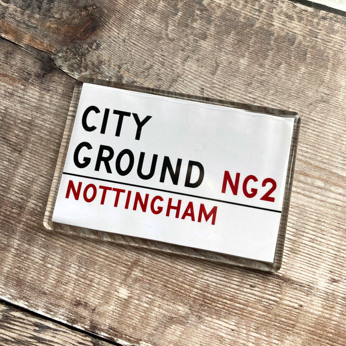 City Ground - Photographic Street Sign Magnet
