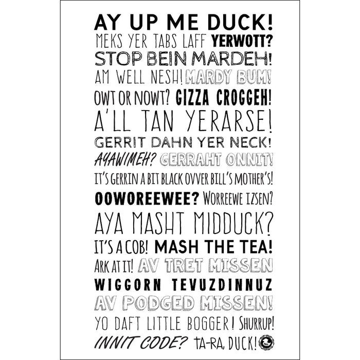 East Midlands Phrases Poster