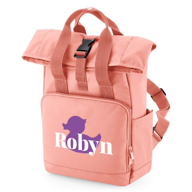 Personalised mini rolltop satchel
