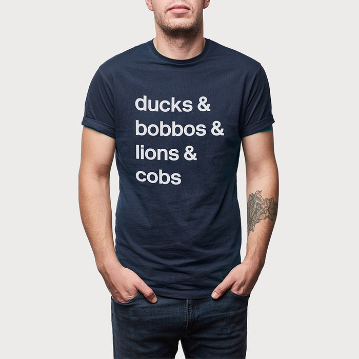 Ducks and bobbos and lions and cobs T-shirt