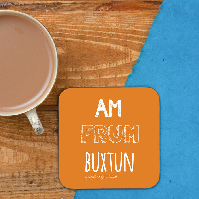 Buxtun - Buxton Place name Coaster