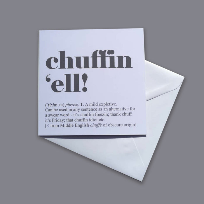 Chuffin 'ell! Greetings Card