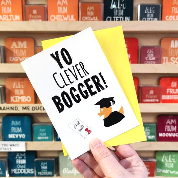 Yo Clever Bogger! card