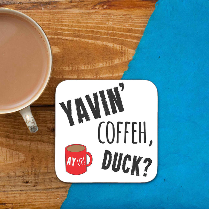 Yavin' Coffeh, Duck? Coaster