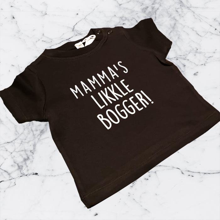 mamma's likkle bogger t-shirt