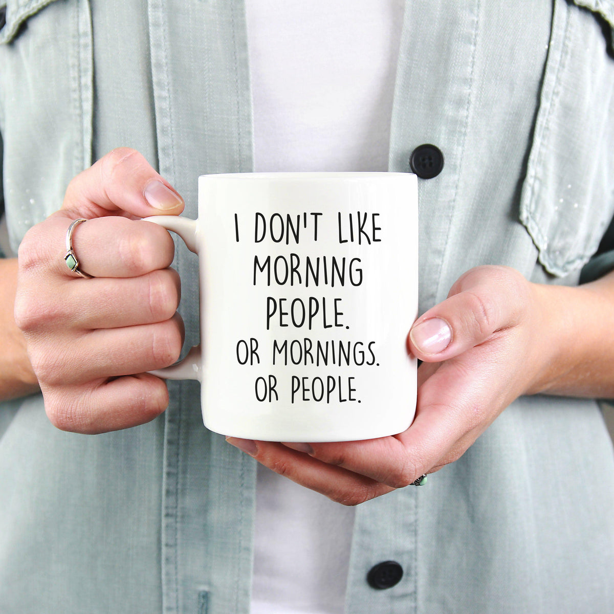I don't like morning people Mug — DUKKI Ltd