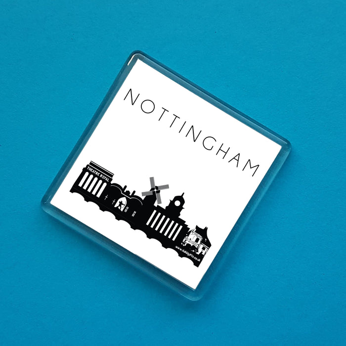 Nottingham Skyline Fridge Magnet