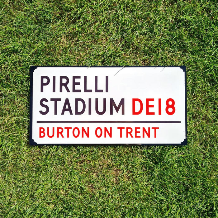Pirelli Stadium - Street Sign