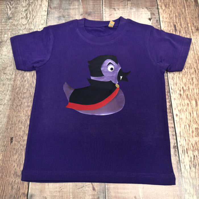 Quackula Halloween Kids T-shirt