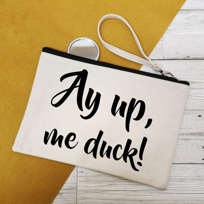 Ayup, Me Duck! Canvas Make-up Bag