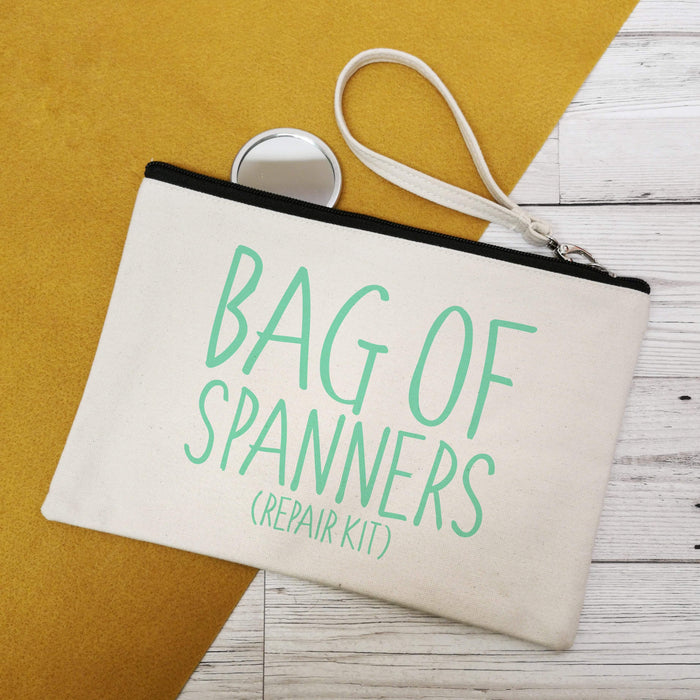 Bag of Spanners Canvas Make-up Bag