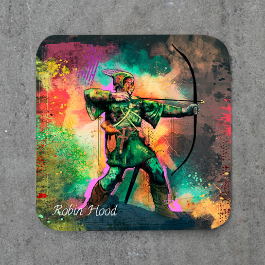 Graffiti Robin Hood Coaster
