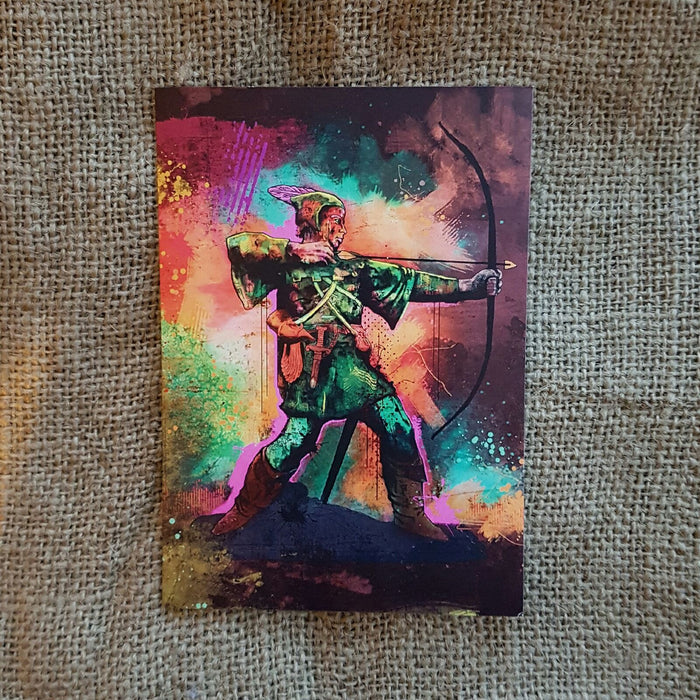 Robin Hood Grafitti Card