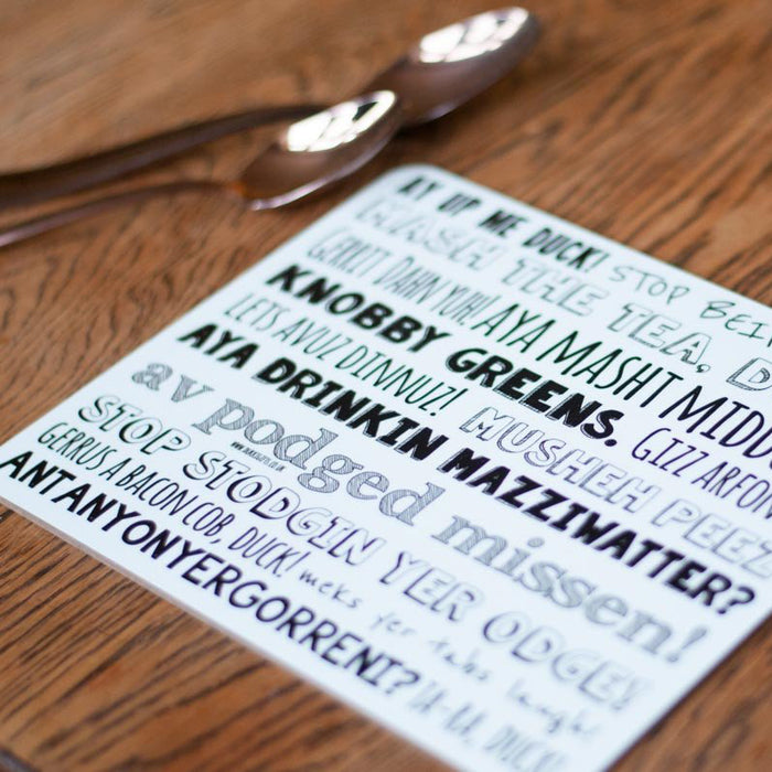 Nottingham Phrases Placemats