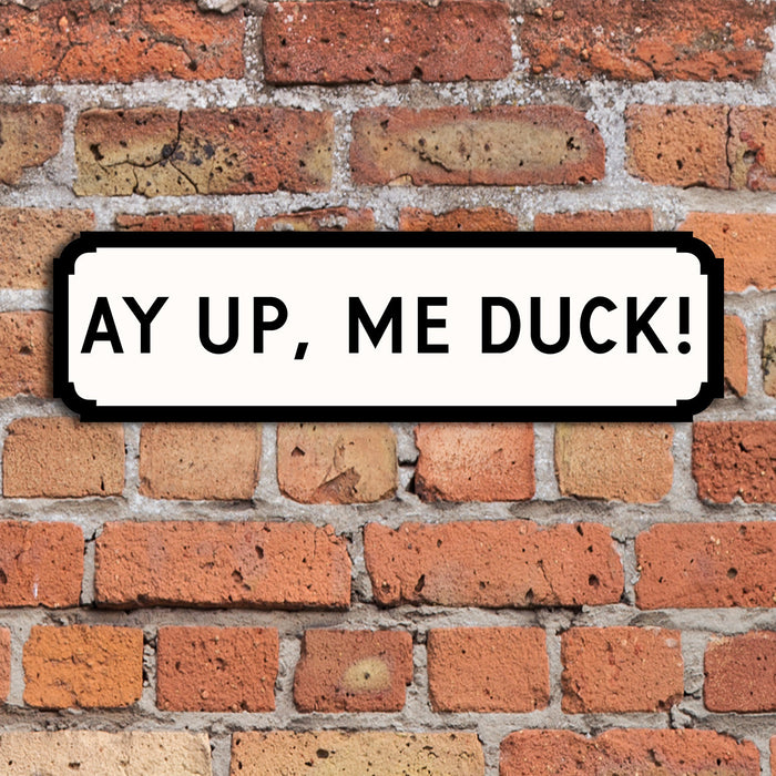 Ayup, me duck! Street Signs
