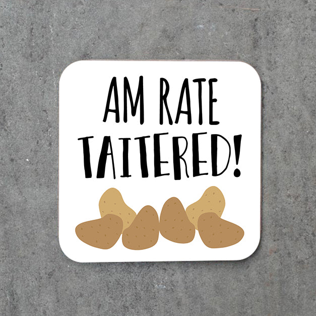 am rate tattered!, i am tired, east midlands dialects, potato, illustation, dukki