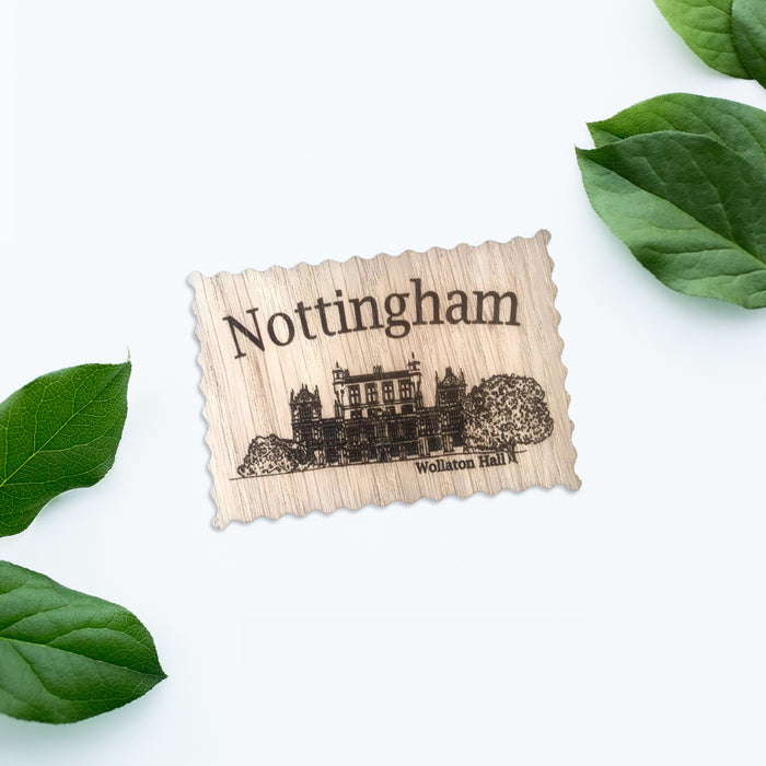 Wollaton Hall Printed Wooden Magnet