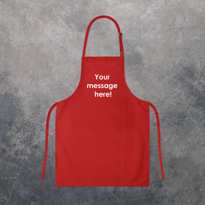 Personalised Message Apron